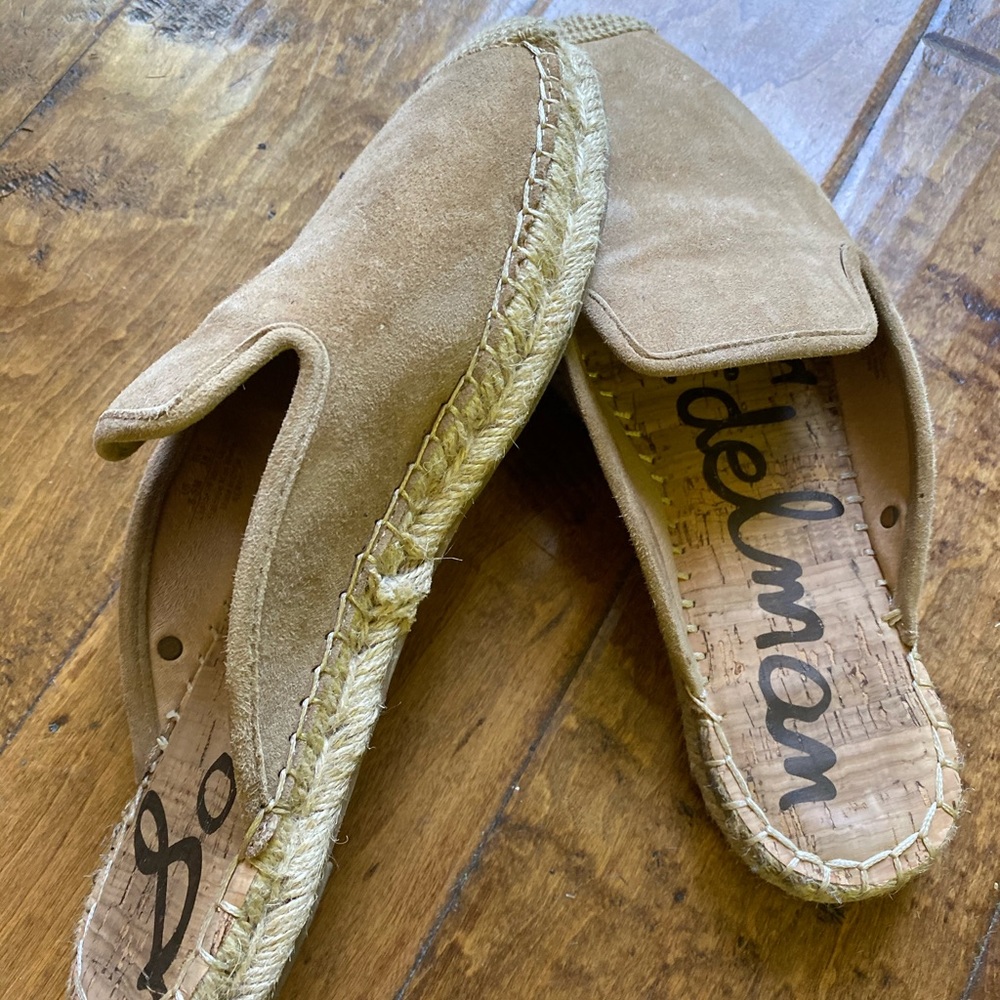 Sam Edelman Suede Slides size 8